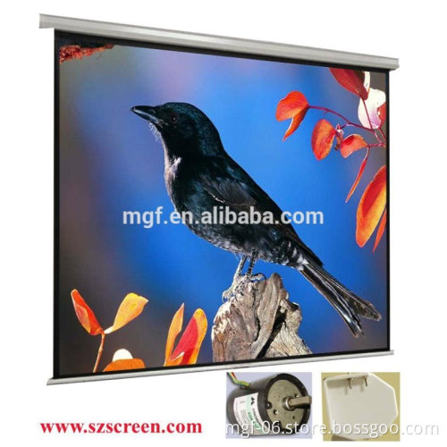 120"(59"x105") Economic Electric projector screen 16:9-Synchronous motor motorized screen